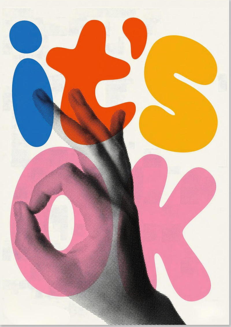 Det er greit - Retro Abstrakt Popkunst