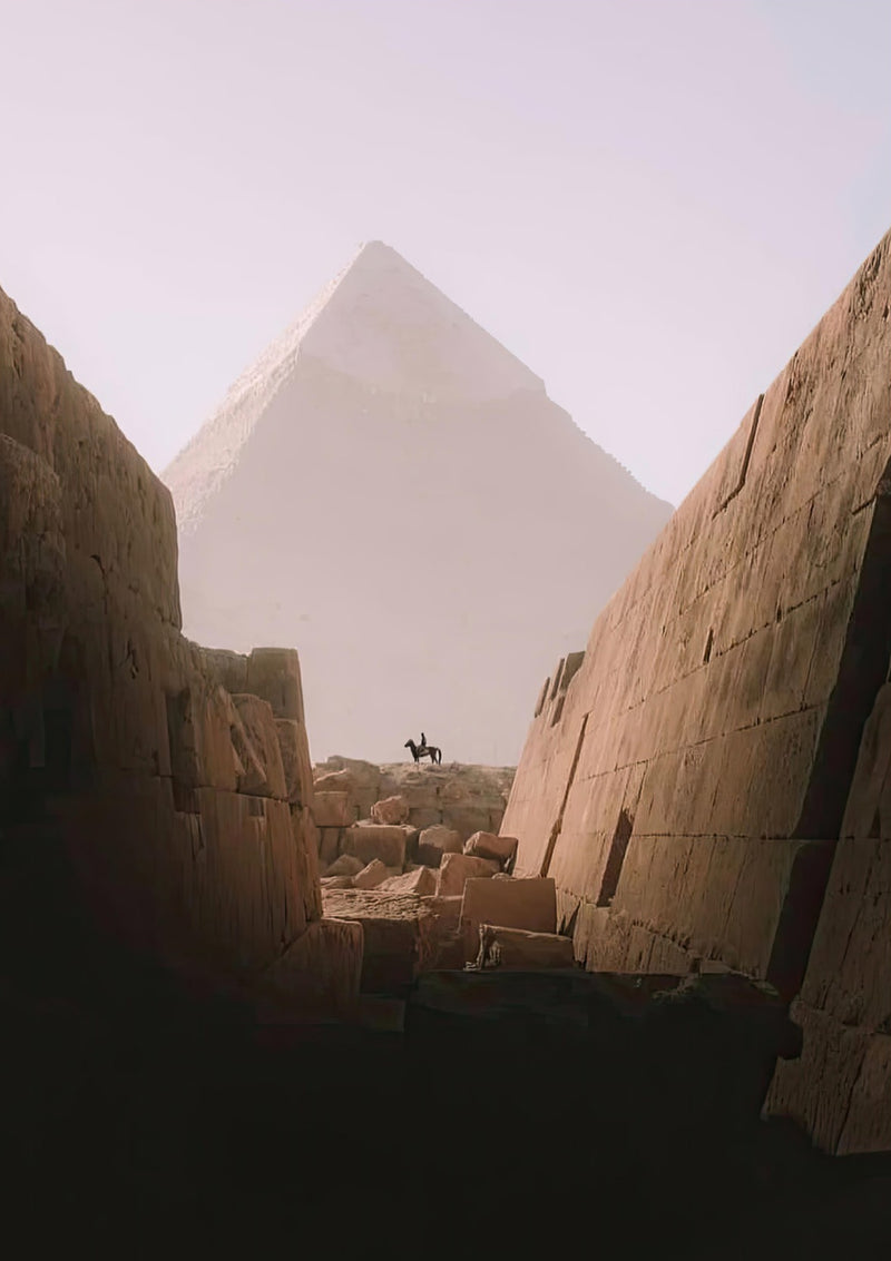 Cavallo e Cavaliere - Grande Piramide di Giza