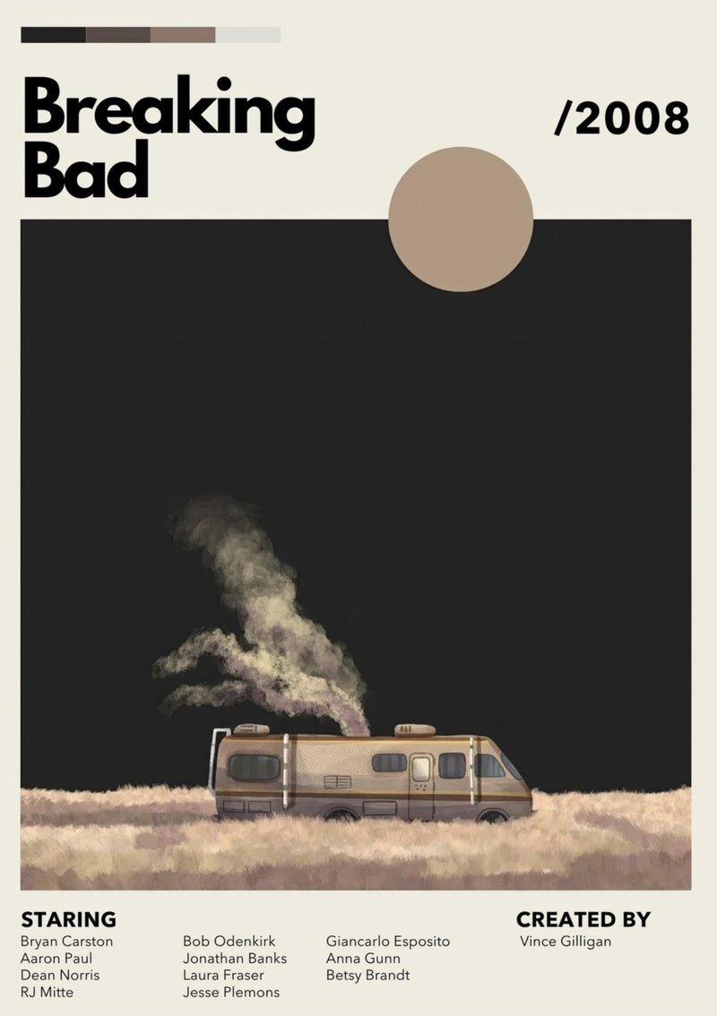 Vintage Wohnmobil Breaking Bad
