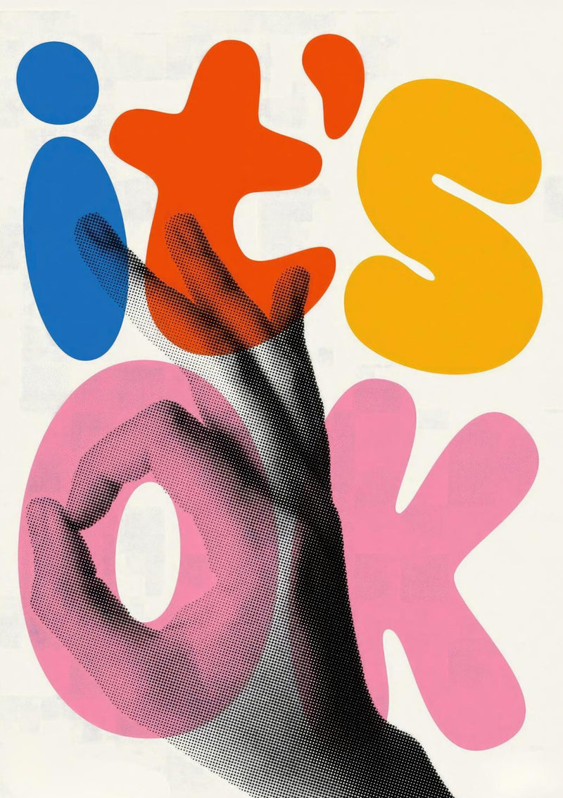 Det er greit - Retro Abstrakt Popkunst