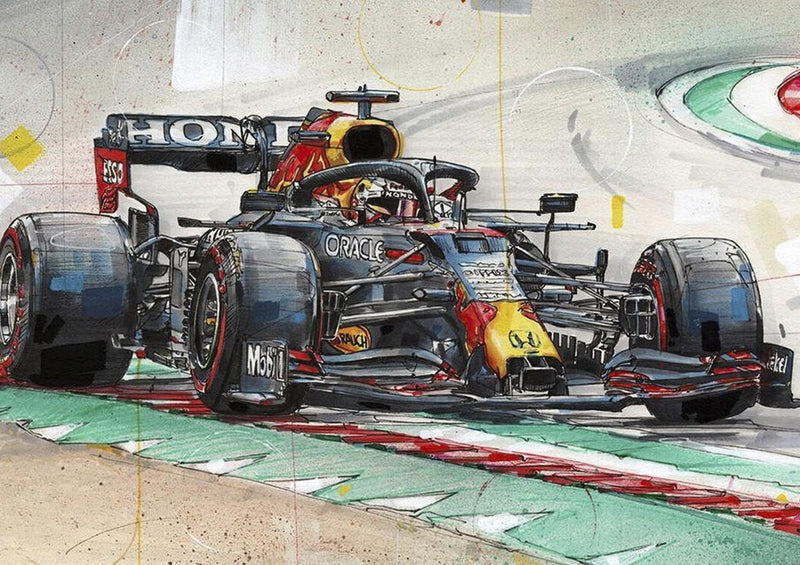 Max Verstappen Pittura
