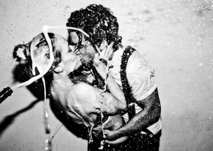Il Bacio di Champagne - Johnny Depp e Kate Moss