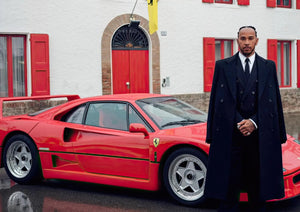 Lewis Hamilton Ferrari Photo Debut