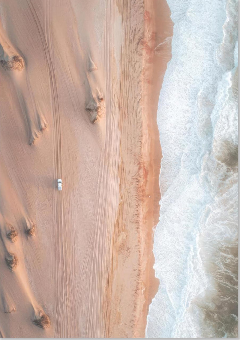 Der ørken møter havet - Dronefotografi
