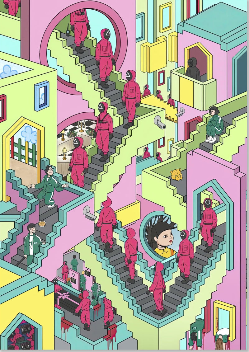 Squid Game Stairs