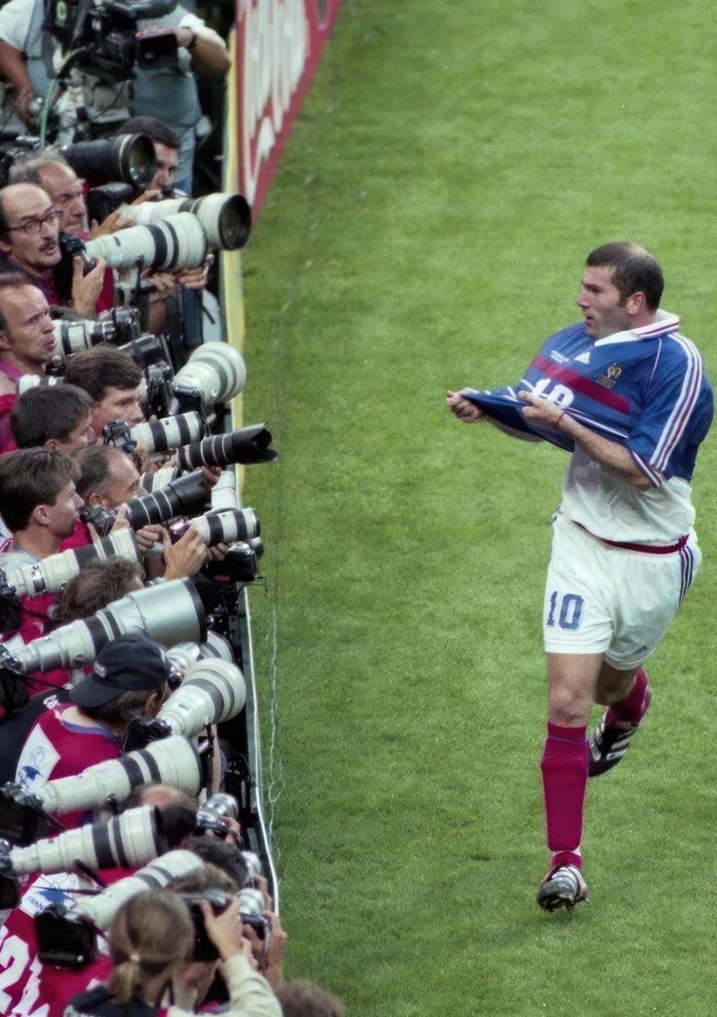 Zinedine Zidane Weltmeisterschaft 1998 Torfeier