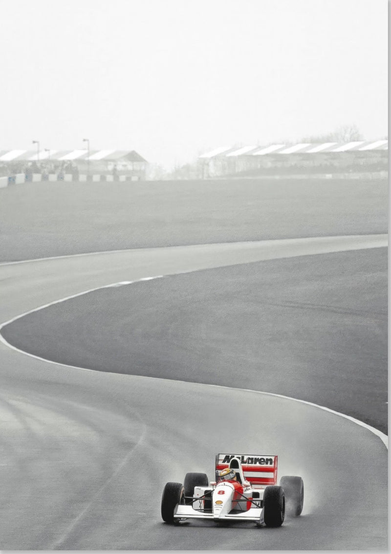 Fotografía de Ayrton Senna McLaren 1988