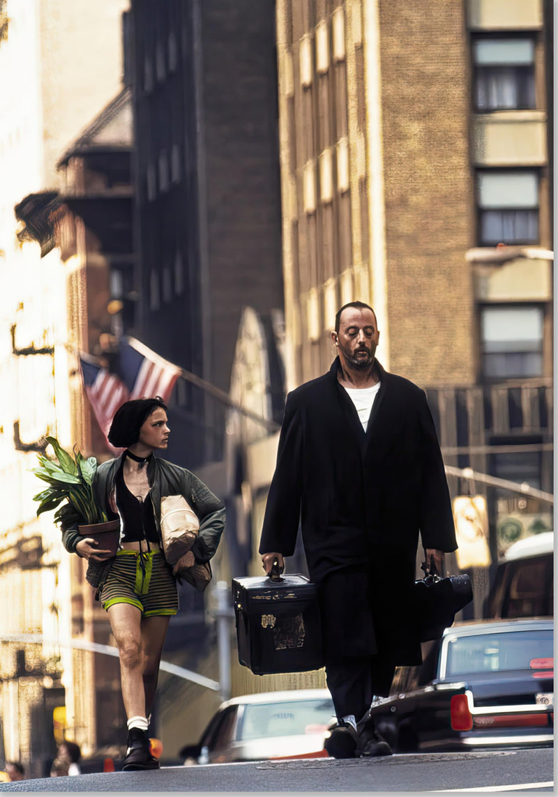 Jean Reno et Natalie Portman dans Léon