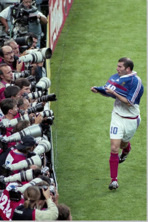 Zinedine Zidane VM 1998 Målfeiring