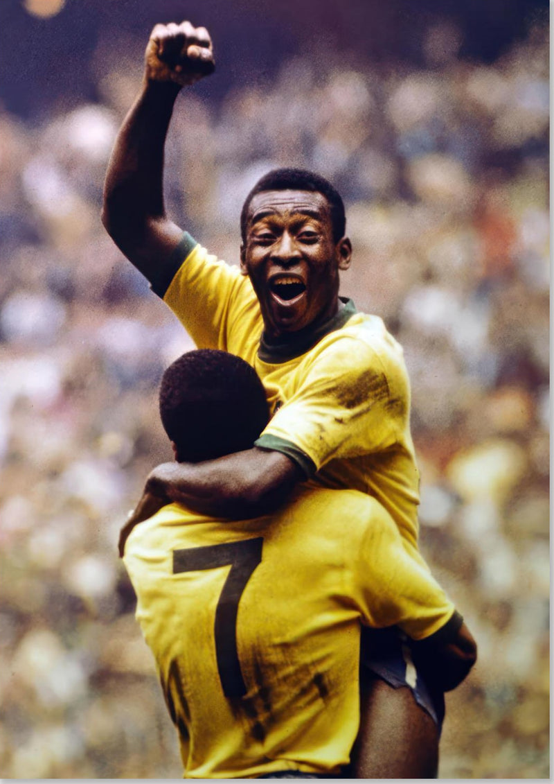 Pele-feiring - VM 1970 Brasil mot Italia