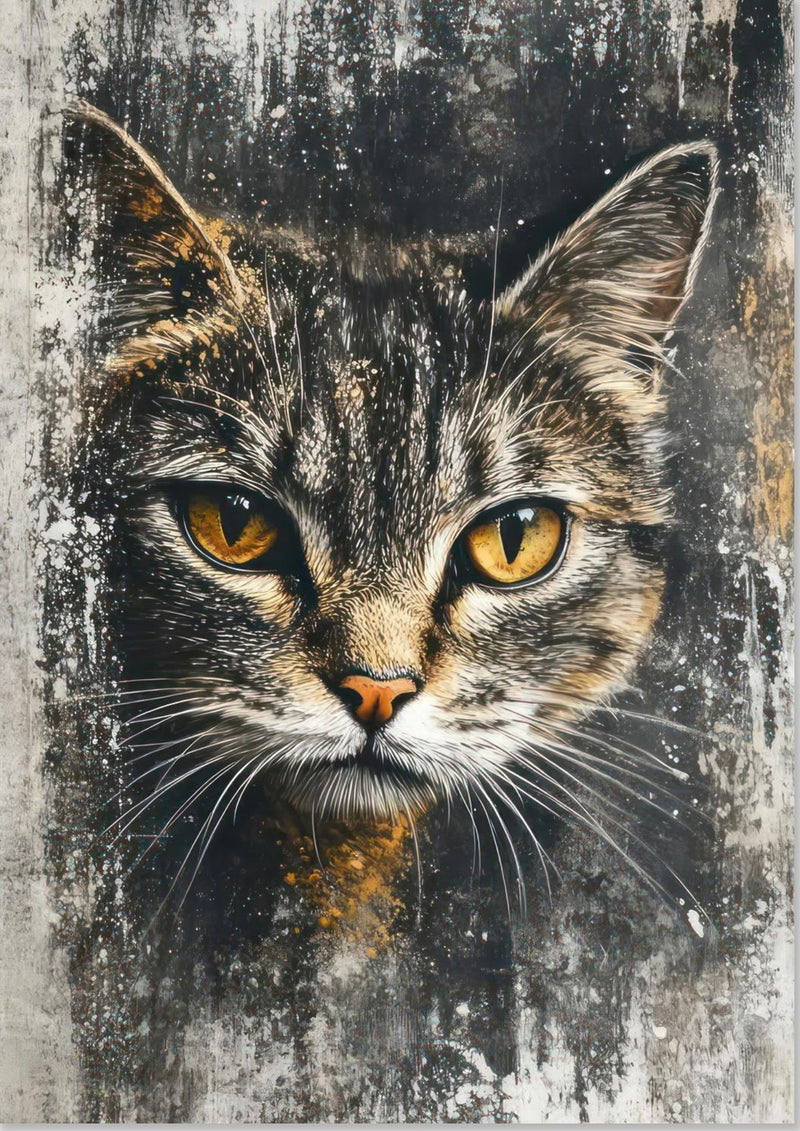 Cat Painting Artwork