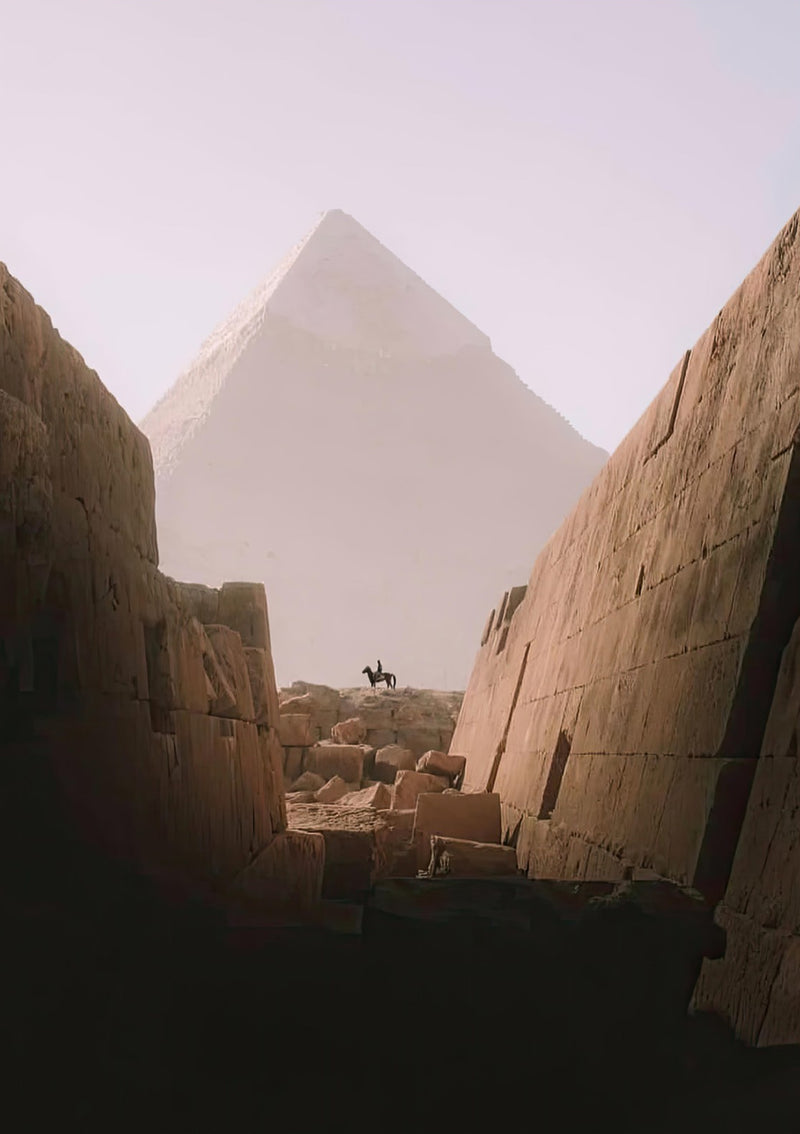 Cavallo e Cavaliere - Grande Piramide di Giza