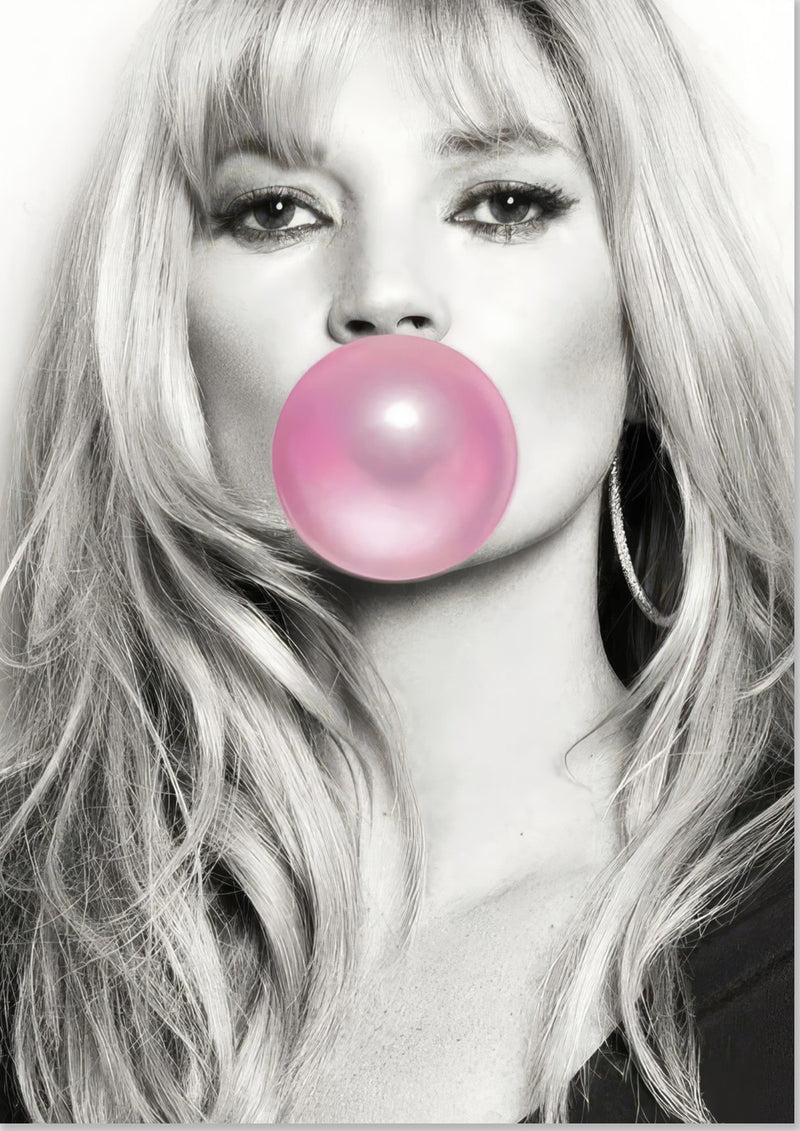 Kate Moss Rosa Bubbelgum