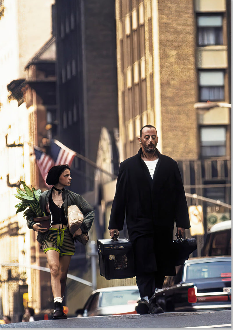 Jean Reno et Natalie Portman dans Léon