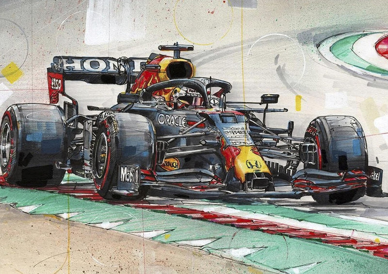 Max Verstappen Pittura