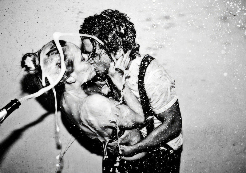 Champagne-kysset - Johnny Depp & Kate Moss