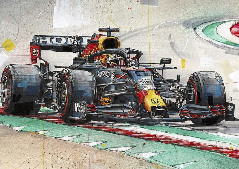 Max Verstappen Pittura
