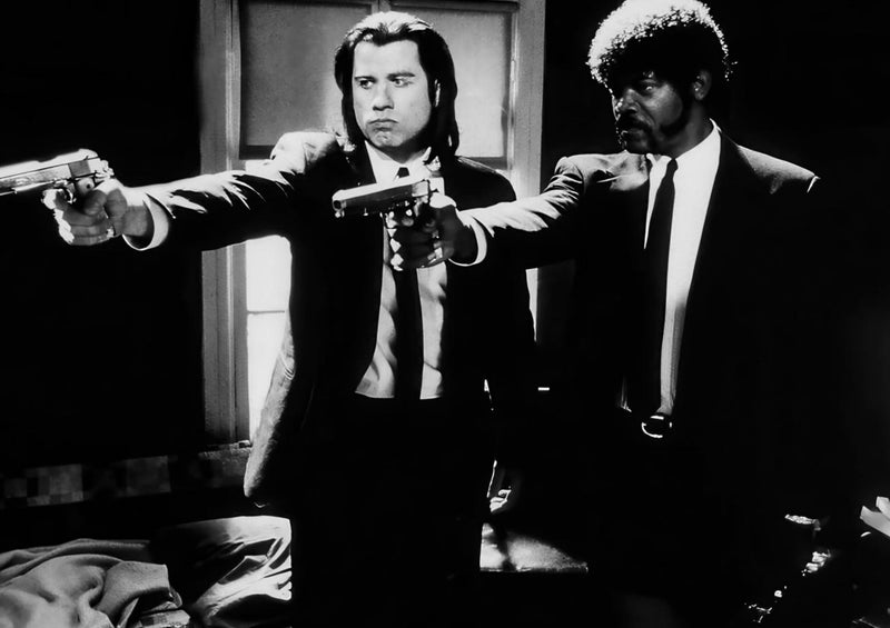 John Travolta & Samuel L. Jackson on Pulp Fiction (1994)