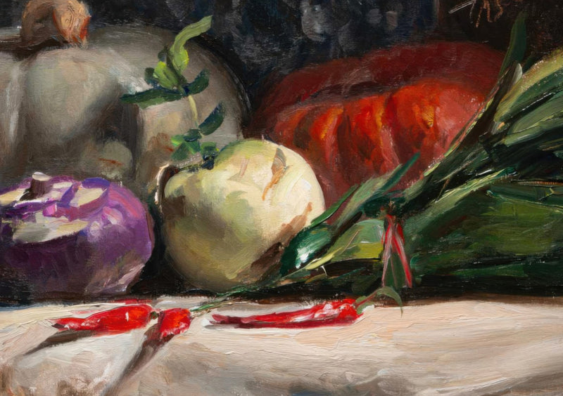 Kohlrabi, Kürbisse & Chilis