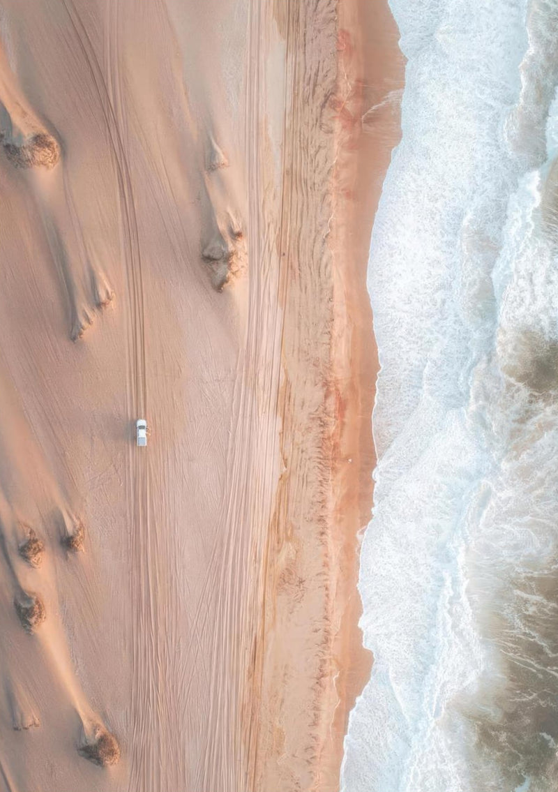 Der ørken møter havet - Dronefotografi