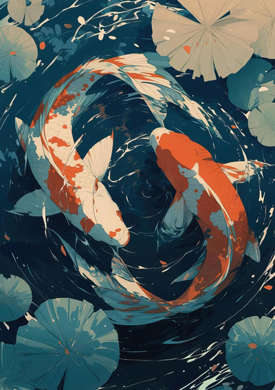 Danse de Poisson Koi