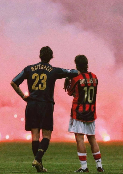 Materazzi og Rui Costa - Ikonisk italiensk fotballmoment