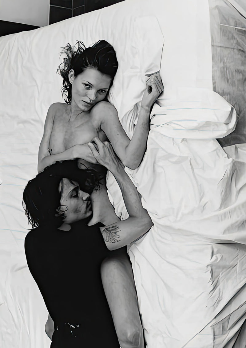 Kate Moss & Johnny Depp (New York, 1994)