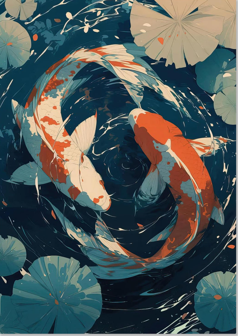 Danza del pesce Koi