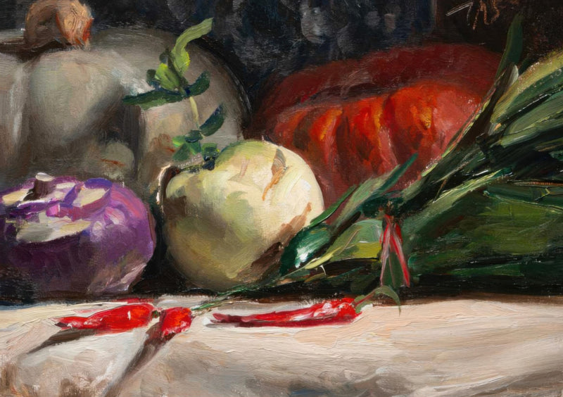 Kohlrabi, Kürbisse & Chilis
