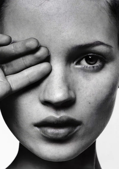 Photographie en Noir et Blanc de Kate Moss