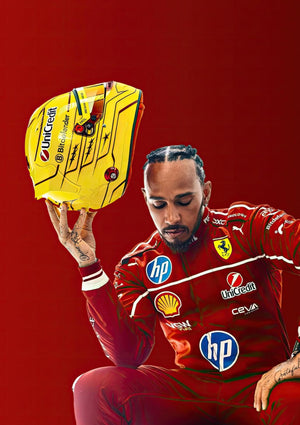 Casco Ferrari di Lewis Hamilton (2025)
