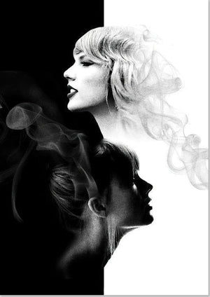 Taylor Swift Nero & Bianco