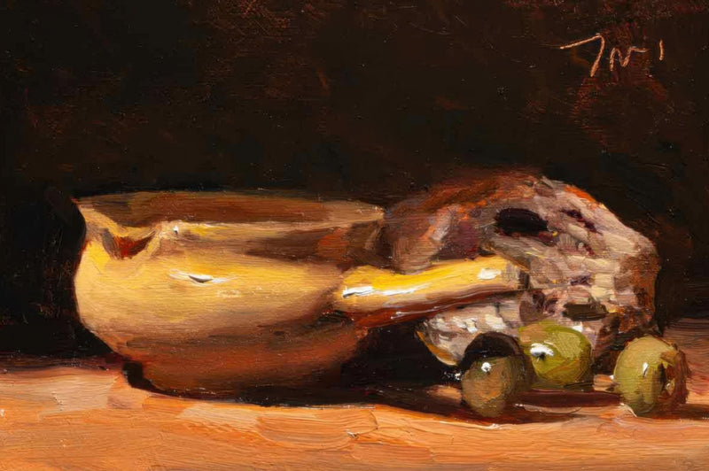 Bol avec Pain et Olives