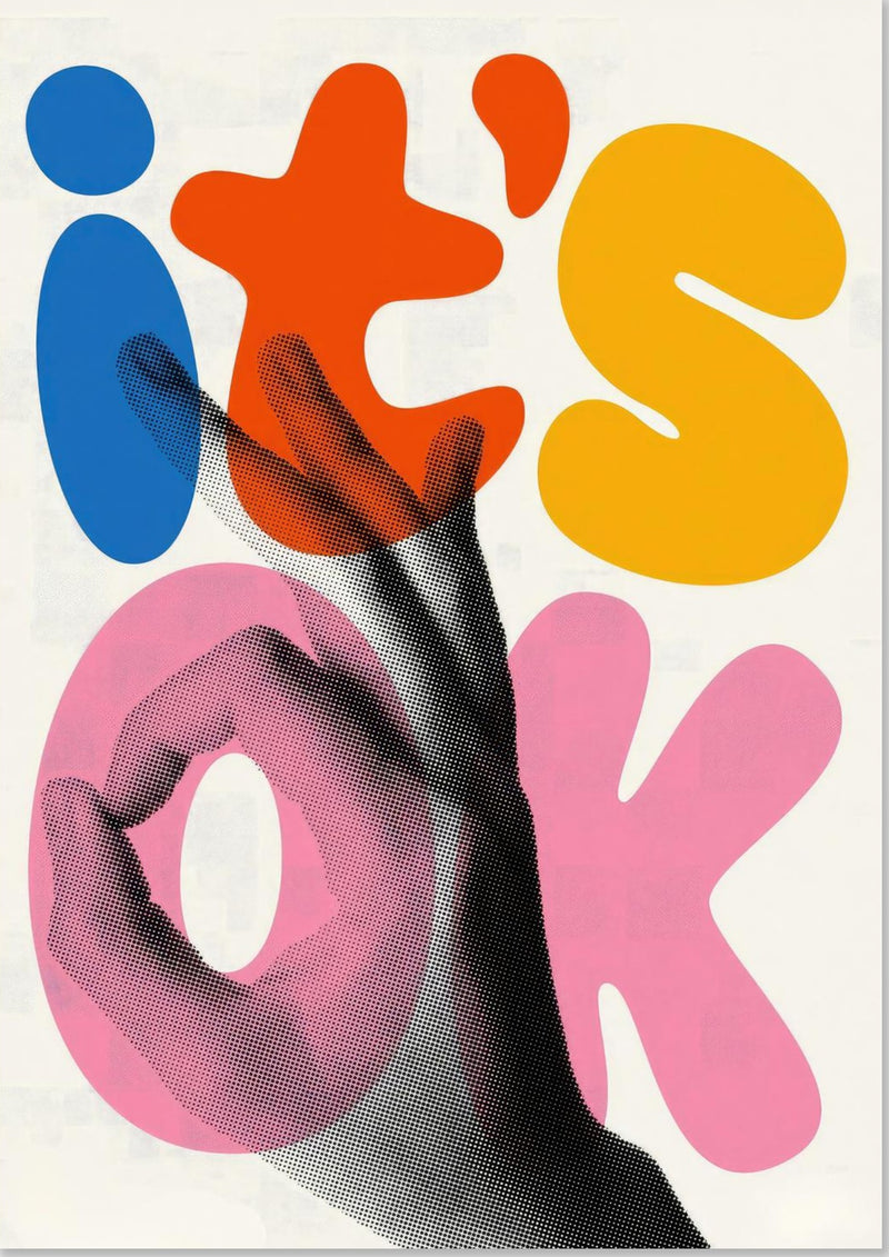 Det er greit - Retro Abstrakt Popkunst