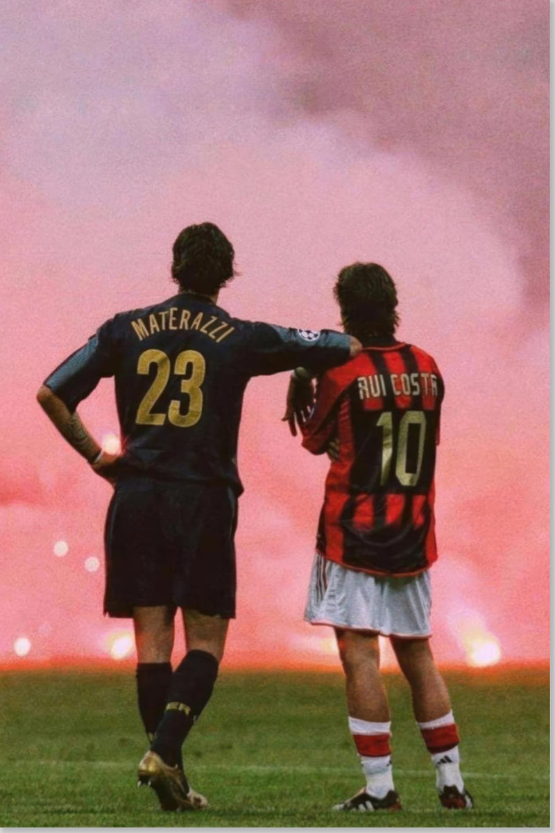 Materazzi og Rui Costa - Ikonisk italiensk fotballmoment