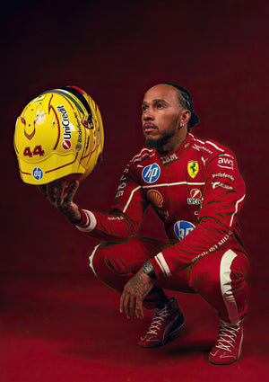 Lewis Hamilton - 44 Casco Ferrari