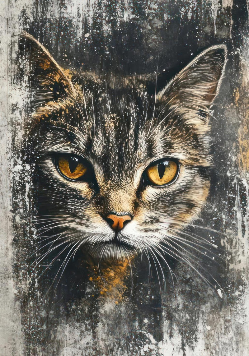 Cat Painting Artwork