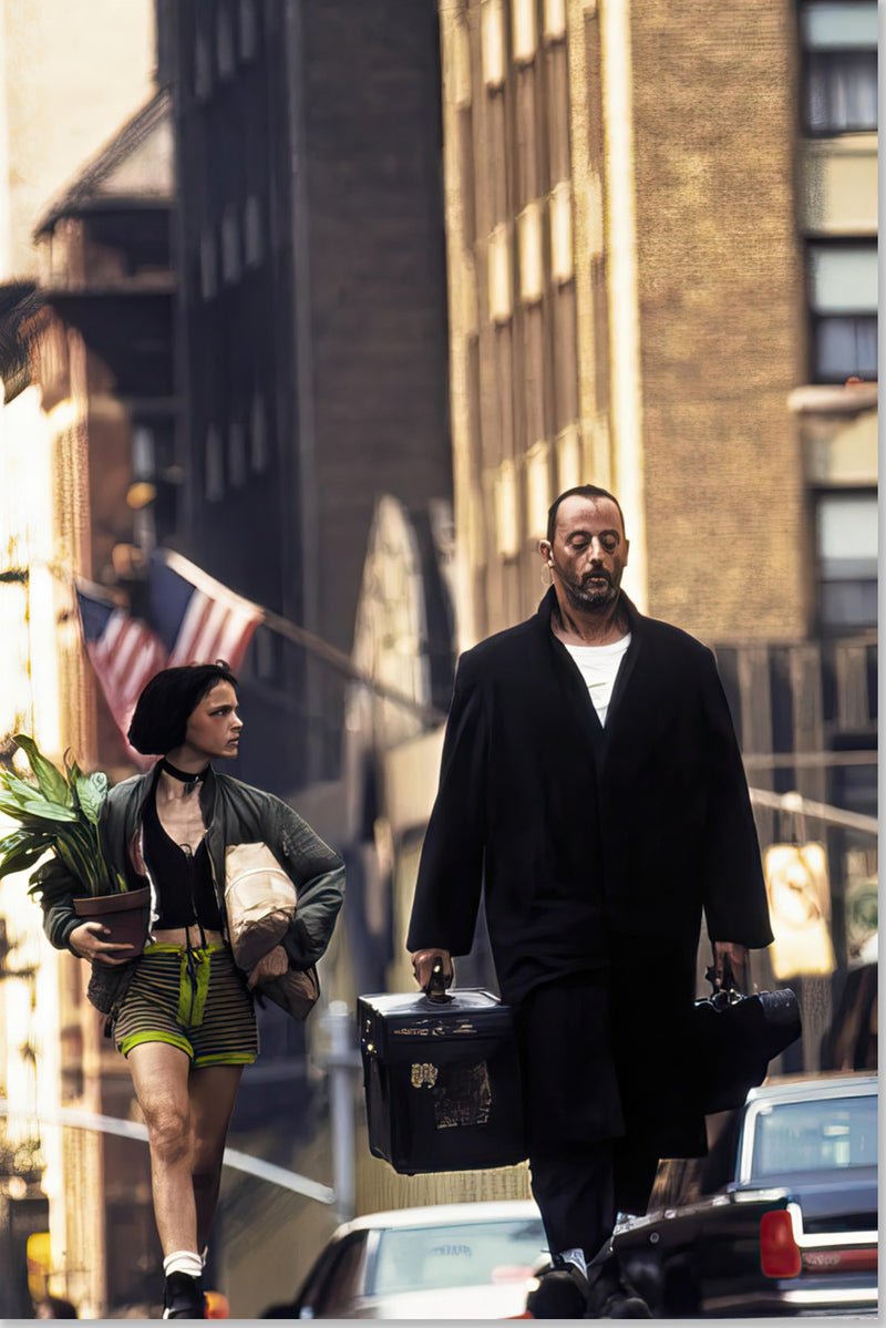 Jean Reno et Natalie Portman dans Léon
