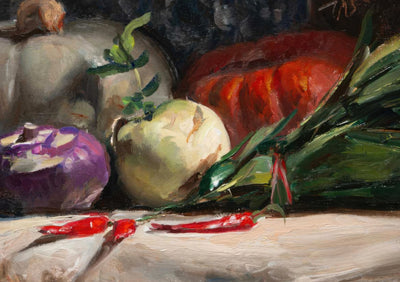 Kohlrabi, Citrouilles & Piments