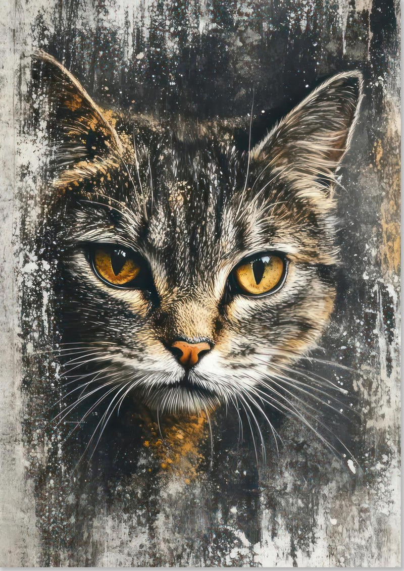 Cat Painting Artwork