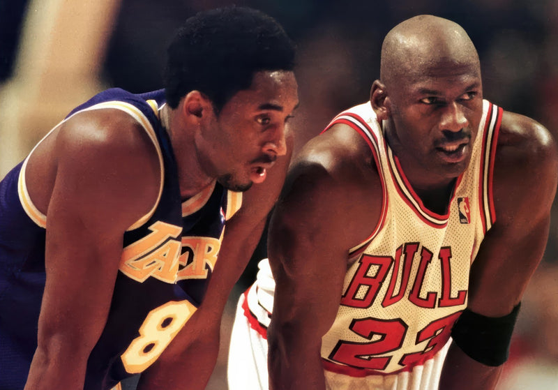 Kobe Bryant vs Michael Jordan - Basketballlegenden