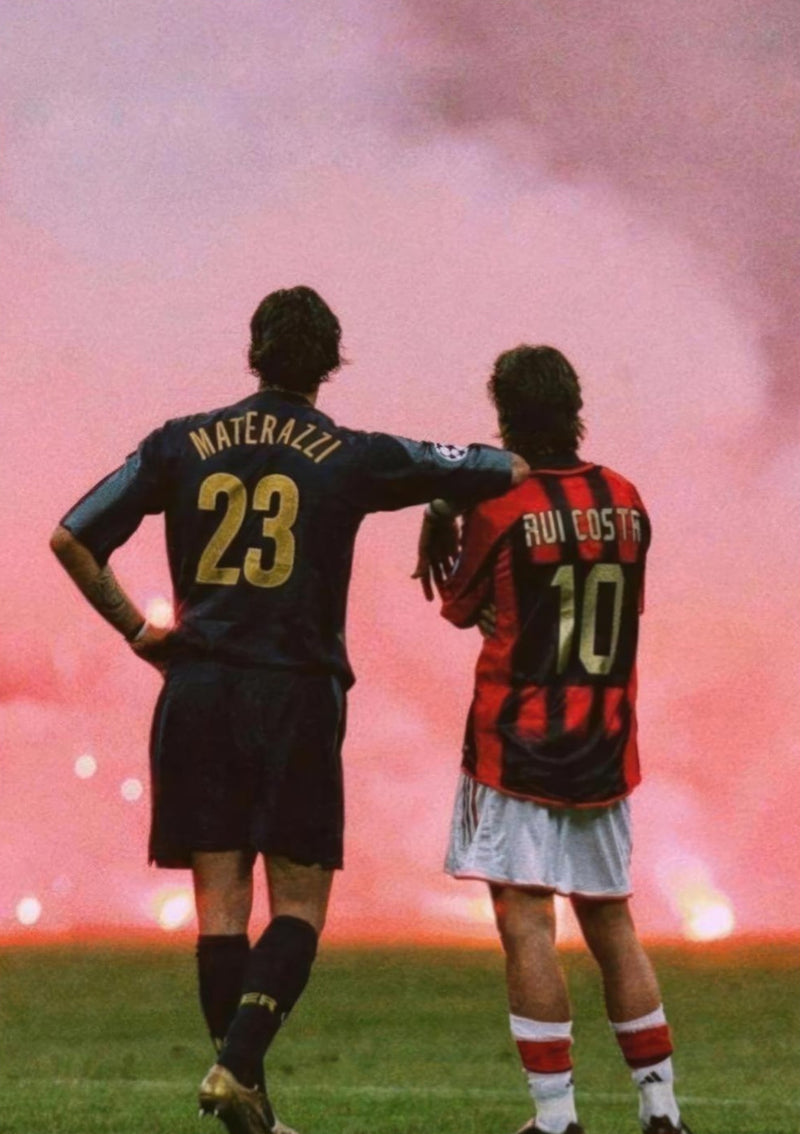 Materazzi and Rui Costa - Iconic Italian Football Moment