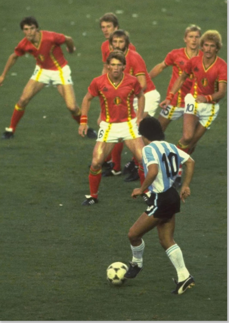 Diego Maradona Mot Belgia - VM 1982