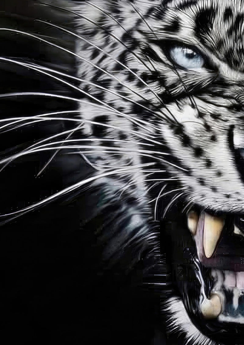 Leopard Close-Up Portrait
