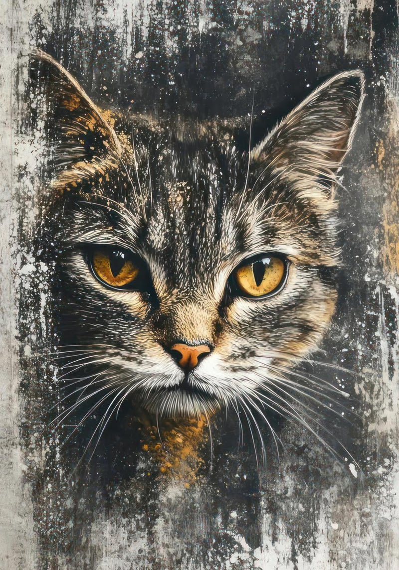 Cat Painting Artwork