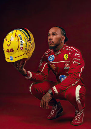 Lewis Hamilton - 44 Ferrari Helmet