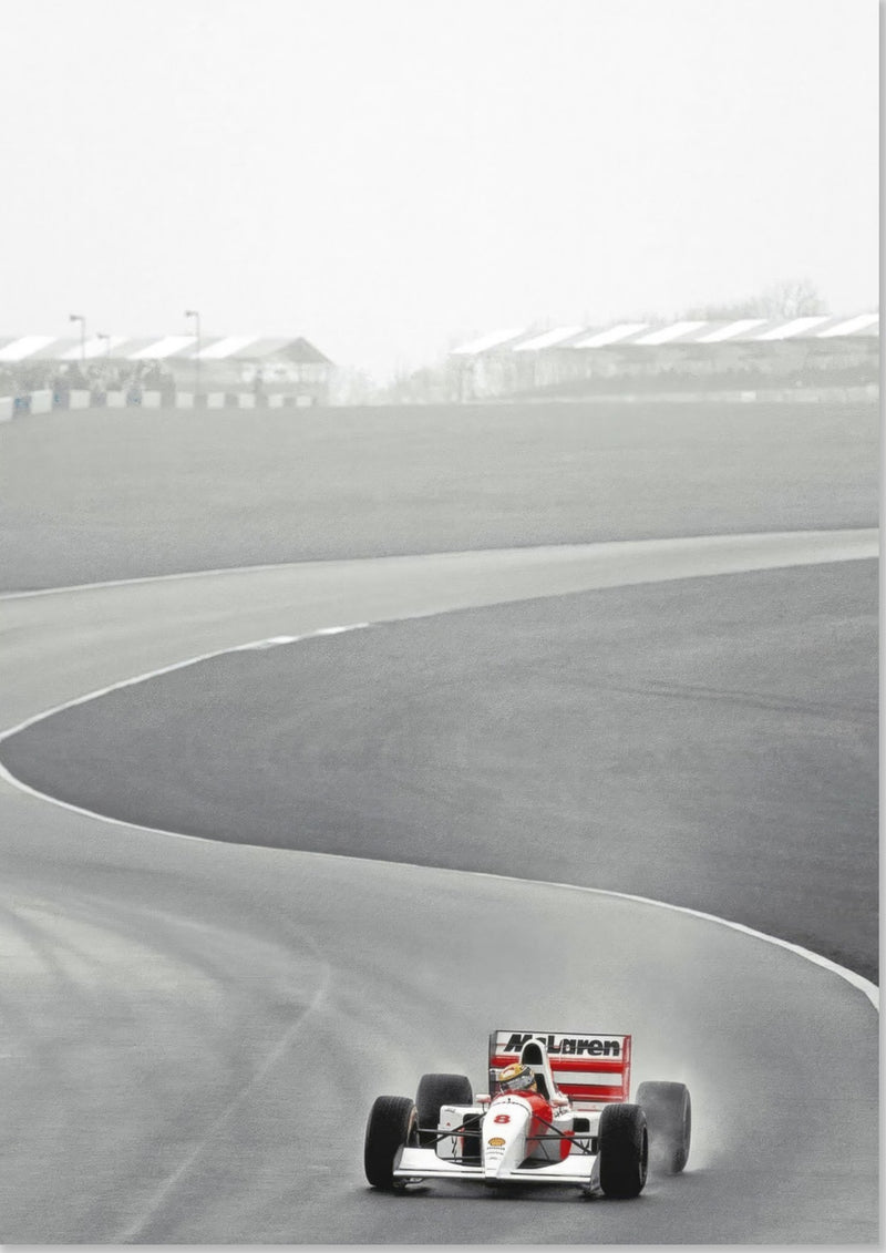 Fotografía de Ayrton Senna McLaren 1988