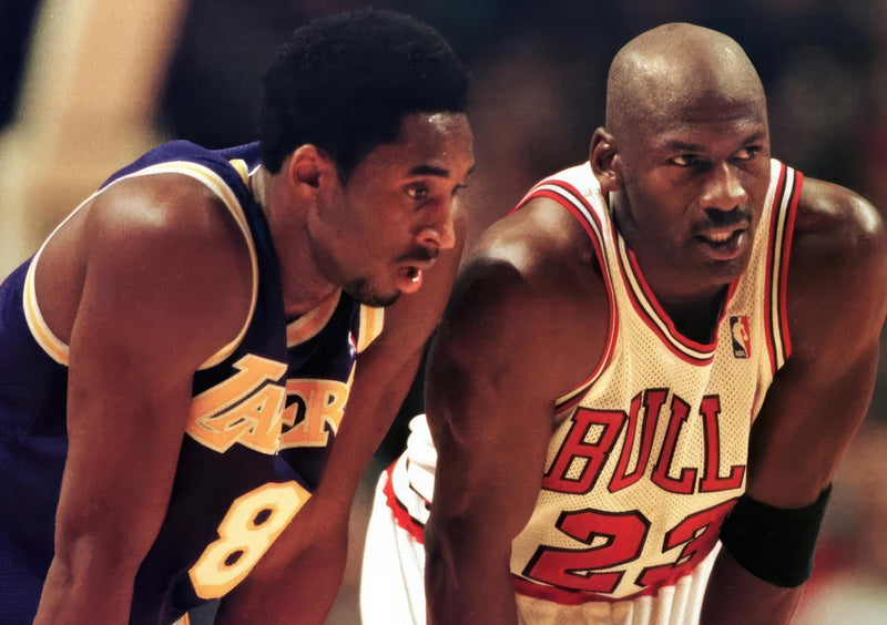 Kobe Bryant vs Michael Jordan - Basketballlegenden