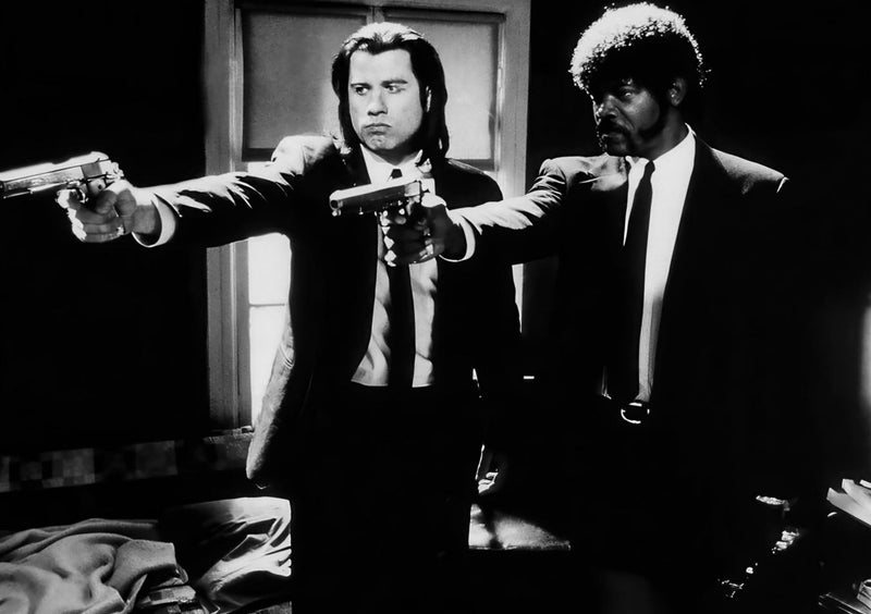John Travolta & Samuel L. Jackson on Pulp Fiction (1994)