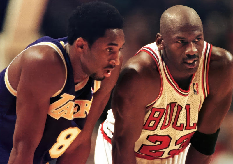 Kobe Bryant vs Michael Jordan - Basketballlegenden